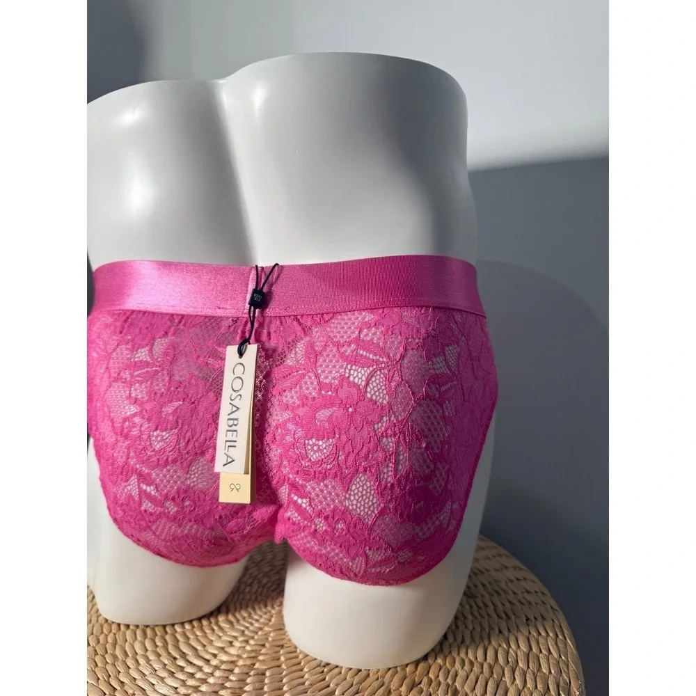Cosabella‎ Rani Pink Floral Lace Men's Brief Designer European Luxury Underwear
